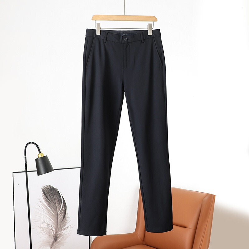 【H Brand】Cut Label Silk Breathable Lightweight Comfortable Autumn Men's Solid Color Stretchy Fashionable Straight Casual Pants! 【H Brand】Cut Label Silk Breathable Lightweight Comfortable Autumn Men's Solid Color Stretchy Fashionable Straight Casual Pants!