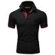 New Summer Fashion Men's Short Sleeve Top Polo Shirt Light Plate Logo Advertising Campaign Work Clothes White