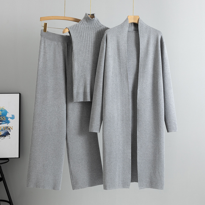 Damen Strick Set Dreiteilig Europäische Sommermode Für Damen_voghion.com