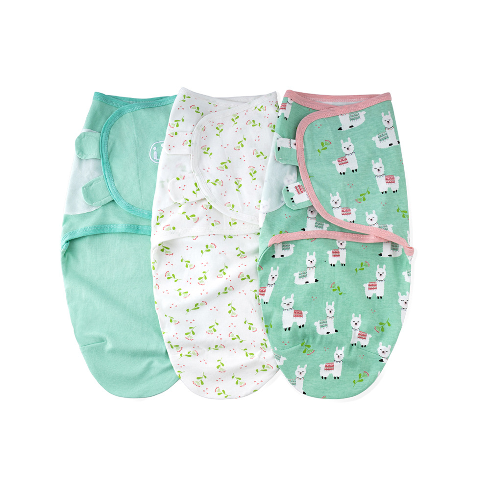 Yinmei algodón bebé pañales toalla recién nacido anti-shock bebé saco de dormir impresión cuatro estaciones bebé edredón transfronterizo