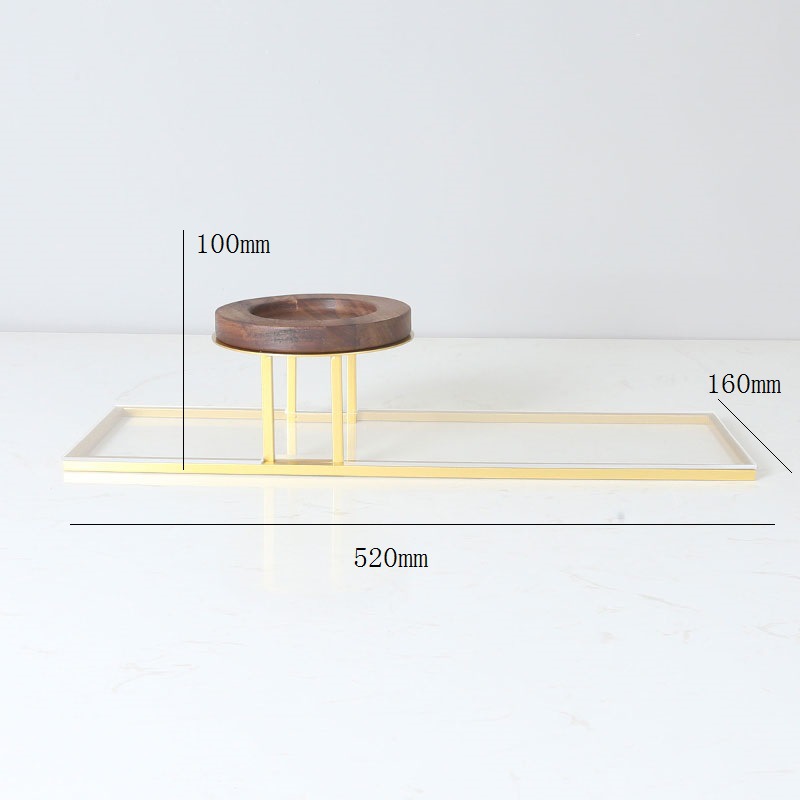 Nuevo Chino creativo modelo de sala de ventas departamento de decoración creativa Hotel sala de estar mesa de café estudio bandeja de decoración del hogar