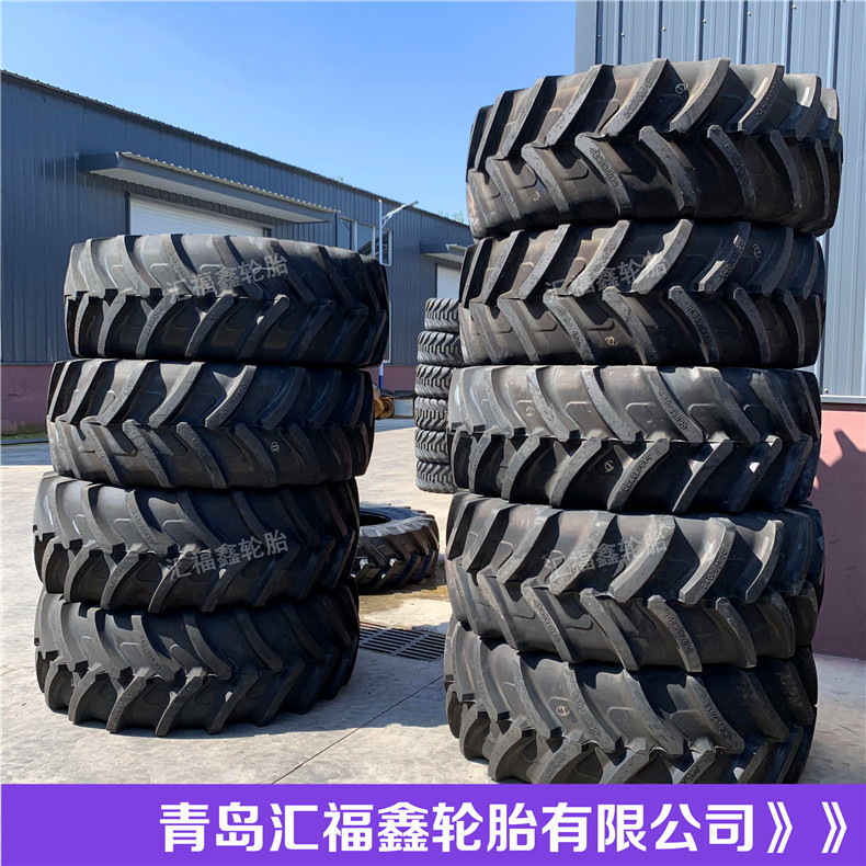 农用子午线人字轮胎540/65R30拖拉机联合收割机青储机轮胎 配钢圈