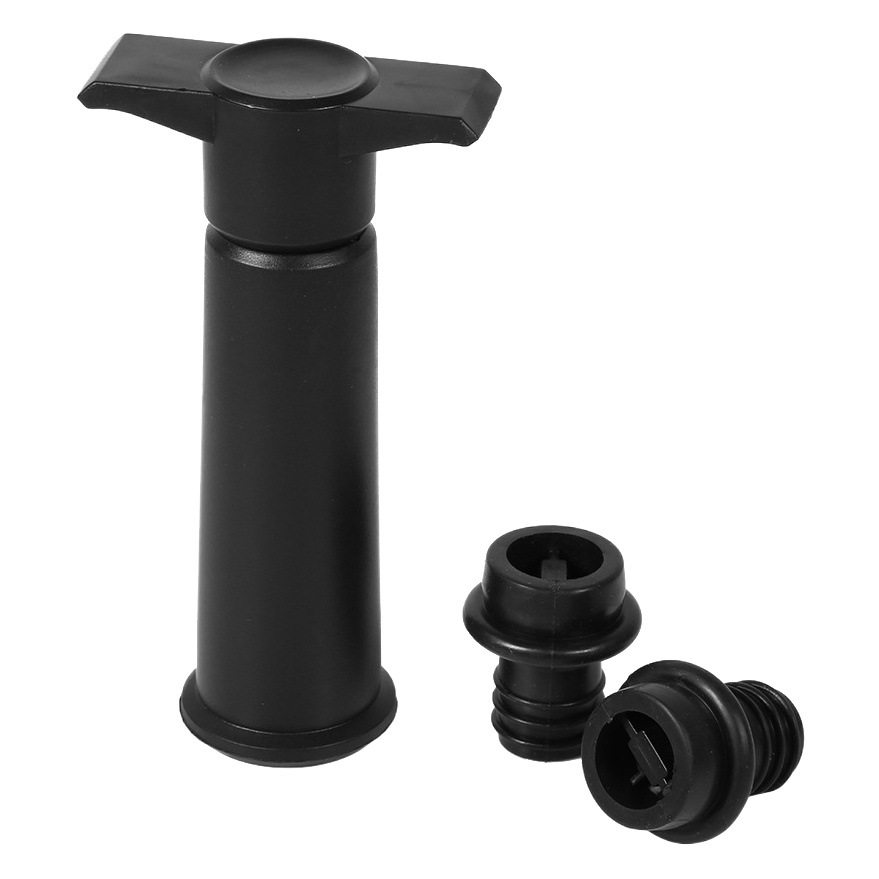 Suministro directo de fábrica transfronteriza en stock tapón de vacío de preservación de vino tinto bomba de vacío de vino tinto una bomba dos tapones