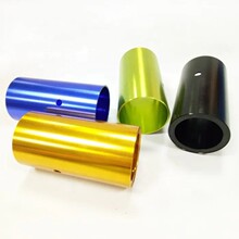 铝管车床加工彩色6063铝合金管激光切割定制阳极氧化车铣复合攻牙