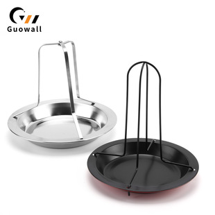 Outdoor Camping Thickened Roast Chicken Plate Creative Turkey Rack Korean Style Roast Non-stick Roast Chicken Rack