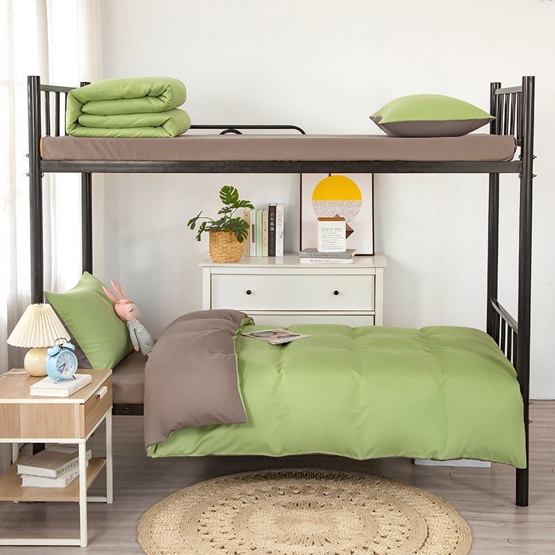 Sopa de cama, conjunto completo de seis piezas, un conjunto completo de ropa de cama, dormitorio de estudiantes individuales, conjunto de ropa de cama de ocho piezas
