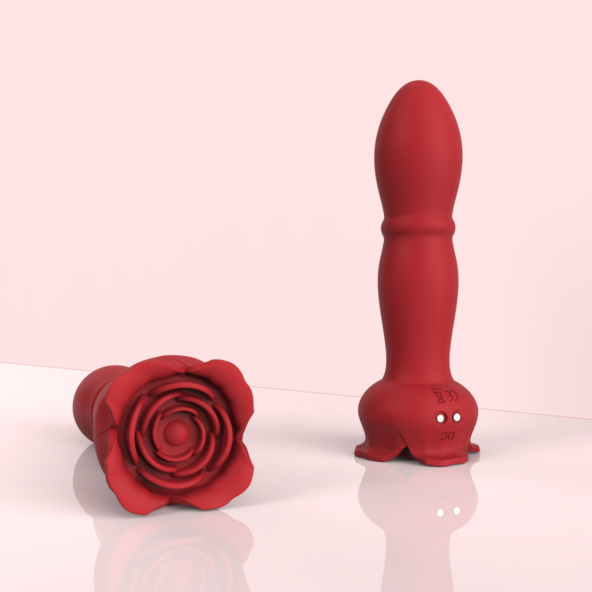 App Remote Control Telescopic Vibrating Anal Plug Prostate Massager, 9 Frequencies, Black Silicone — detail image 12