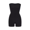 Black tube top, removable straps