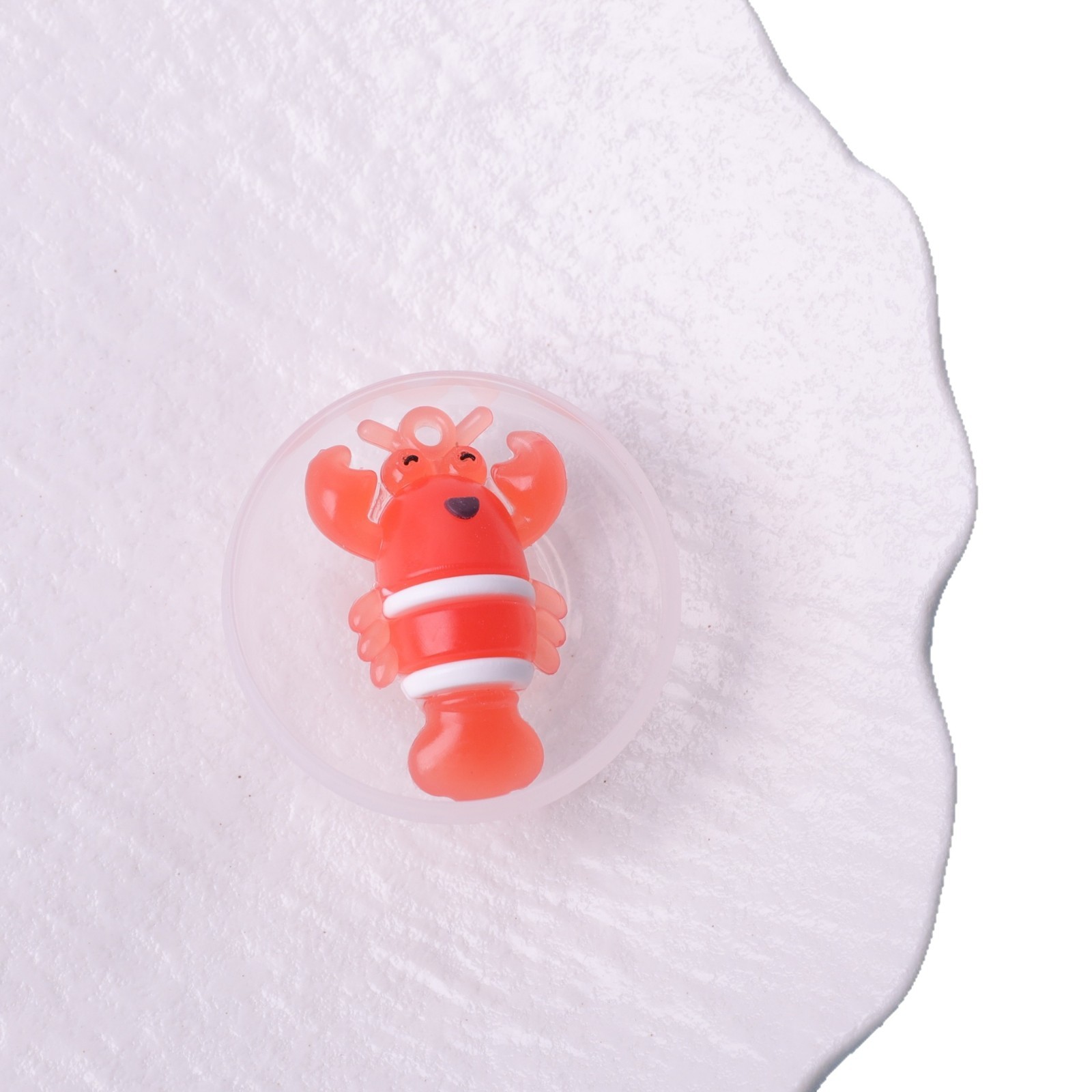 Gacha de 45mm creativo lindo pato asado que cambia de color Gacha transparente mezclado Gacha de juguete bola de juguete regalo