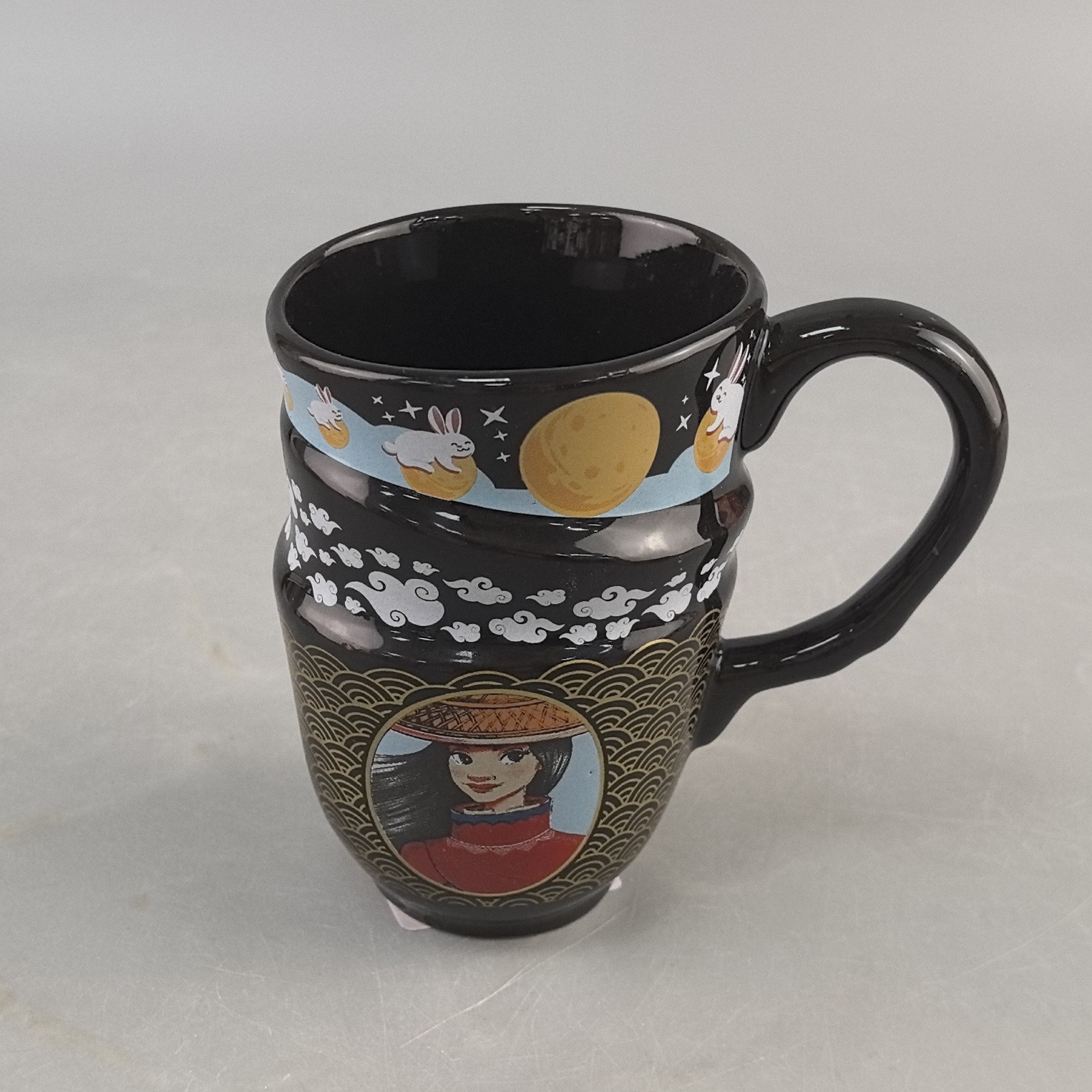 Alicia en el País de las Maravillas tazas de agua creativas tazas de cápsula personalidad de dibujos animados tazas de cerámica de tres capas tazas de café tazas