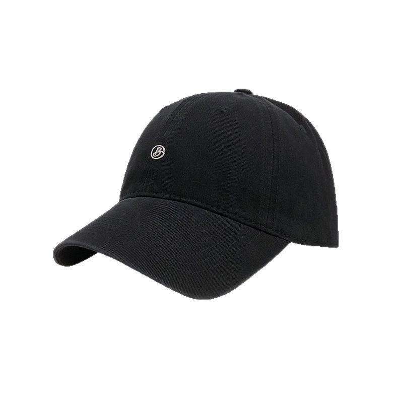 Retro al aire libre cuatro estaciones pueden usar pequeñas letras B sombrero de béisbol bordado mujer versátil cara pequeña sombrero de sombra solar