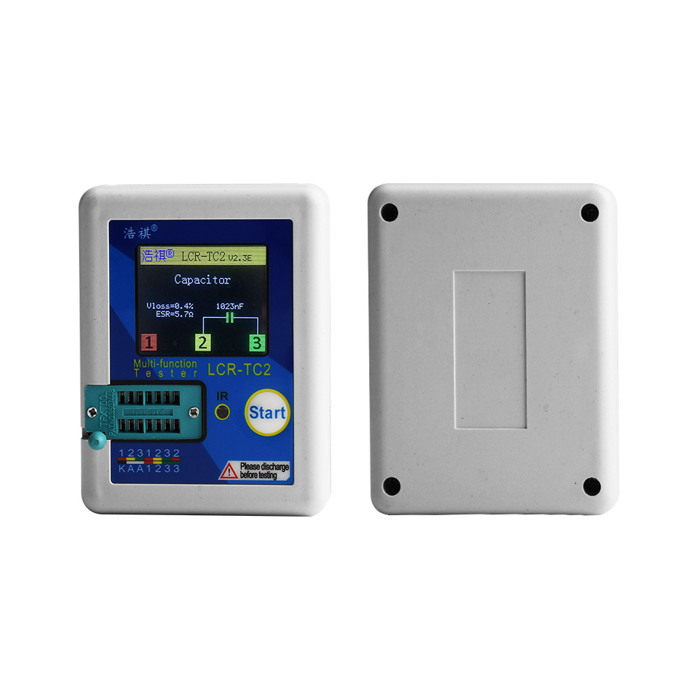 LCR-TC2 English Version Upgrade High-Precision Transistor Tester Full-Color Screen Component Inspection V2.3E