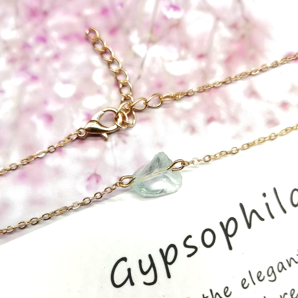 Fashion Geometric Agate Plating Natural Stone Necklace 1 Piece