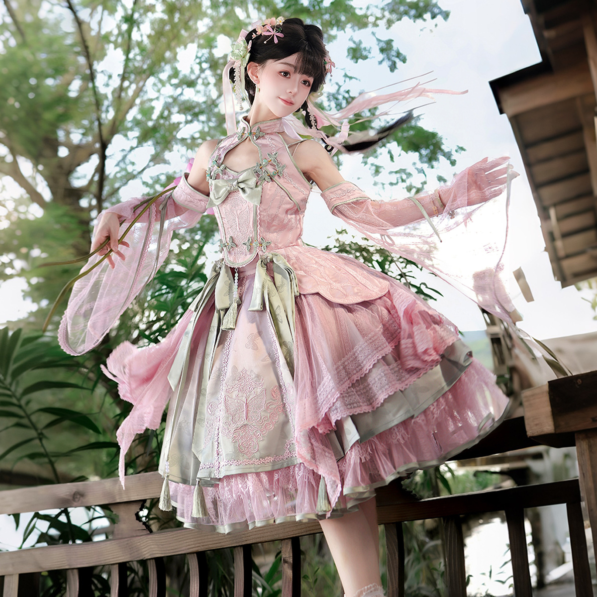 7559 Spring Pink Butterfly