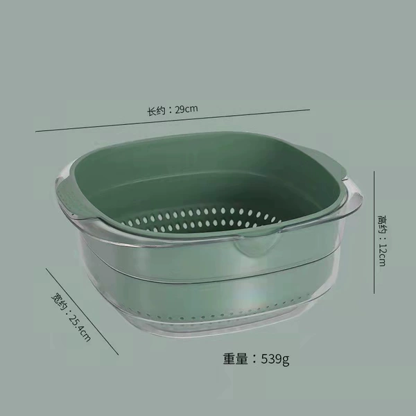 Transparent dark green