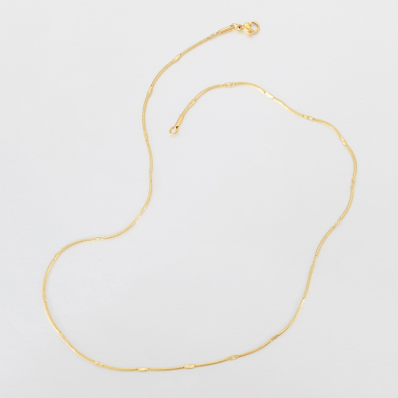 Acero inoxidable 14k (aproximadamente 45cm)