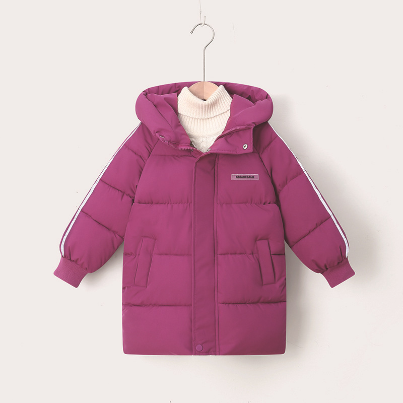 839 nuevos niños gruesos ropa de algodón mediano y largo ropa de algodón para niños y niñas ropa de algodón para niños abrigo image 3
