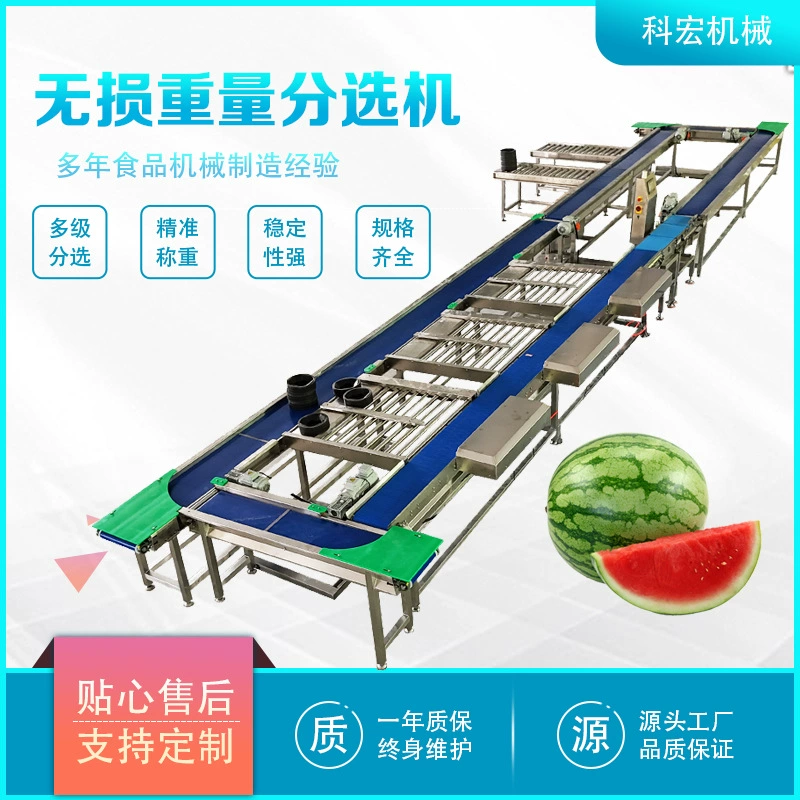 Машина для неразрушающего сортировки по весу Kehong Machinery для ананасов, дынь и арбузов с интеллектуальной сортировкой по весу