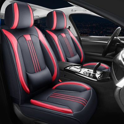25 Years New Model Three-Piece Lumbar Support Full Leather Car Seat Cushion, Suitable for All Seasons, Comfortable and Breathable, Factory Exclusive for Cross-Border Supply