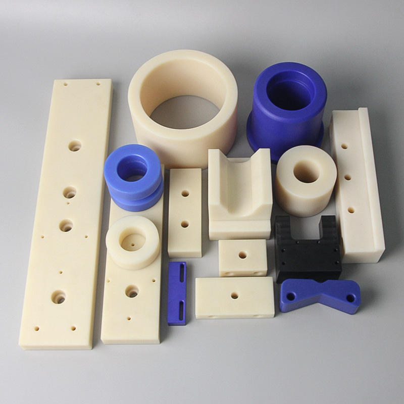 尼龙板加工件含油尼龙缓冲垫板固定限位块塑料滑块耐磨尼龙异形件
