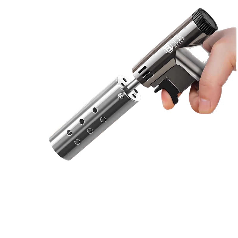 Pistola de punta de tarjeta a prueba de explosiones Pistola de fuego Tipo de tarjeta Tanque de aire Quema de pelo de cerdo Pistola de cocción Encendedor La pistola de cobre puro se puede invertir image 20