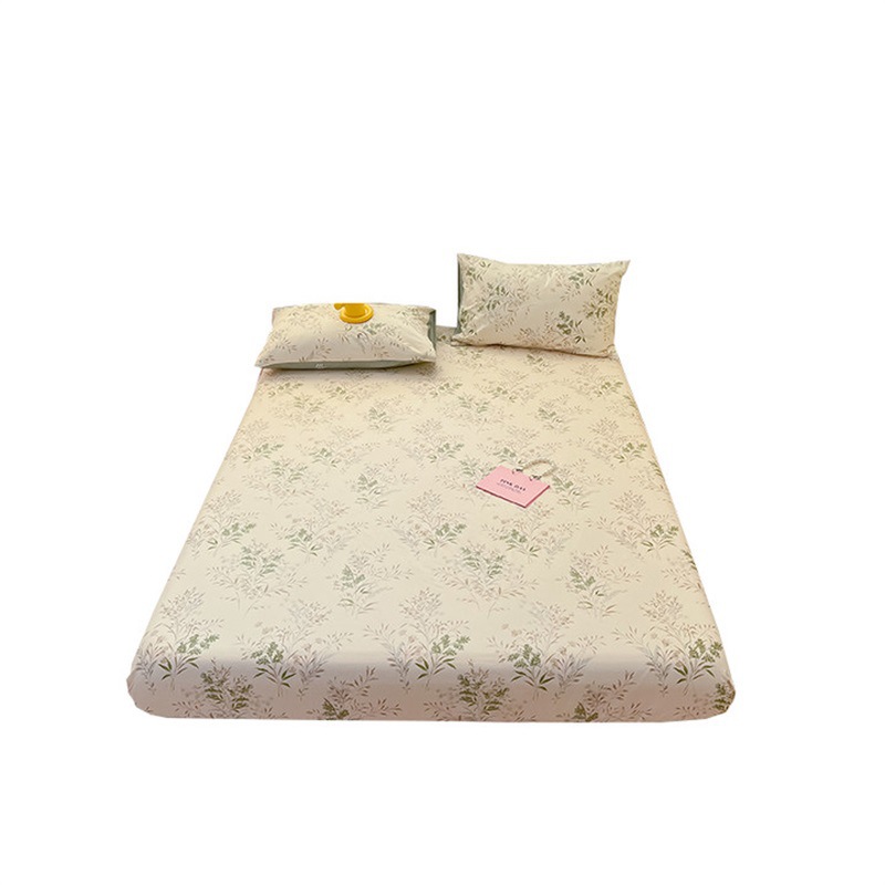 Sombrilla de cama de algodón pieza individual 100 ins de algodón puro estilo princesa verano individual dormitorio de estudiantes doble niños sábana kang individual