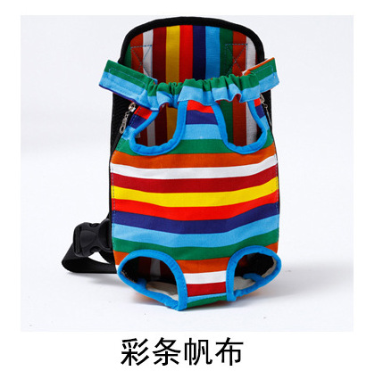 Lienzo de rayas de color