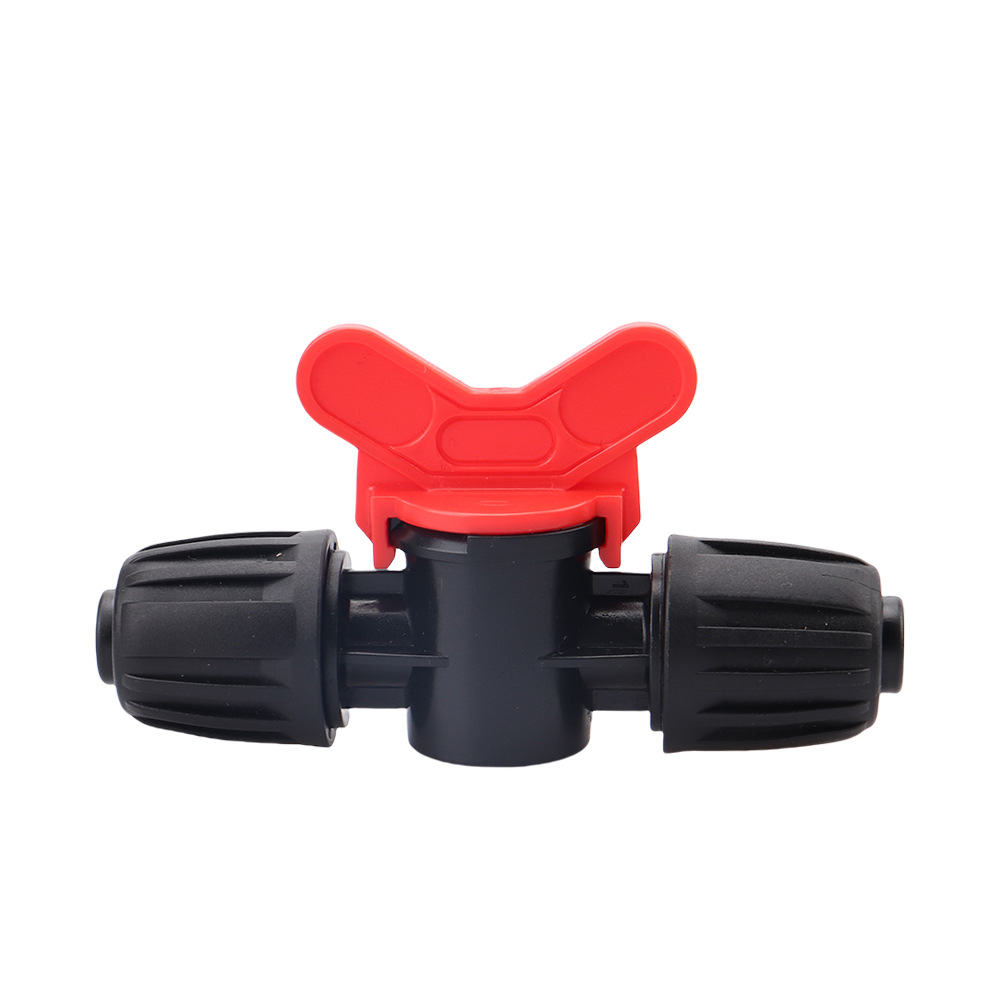 16 juntas de tubería a través de tres vías jardín césped riego automático riego de flores junta de riego tubería de riego por goteo junta de bloqueo