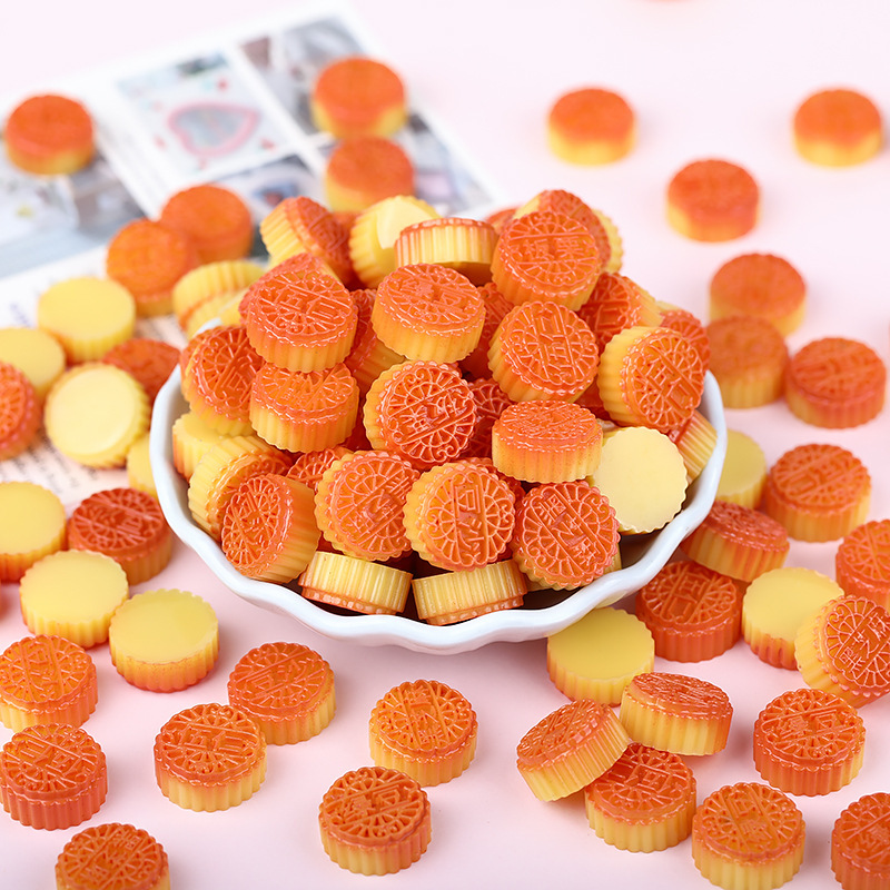 New resin accessories simulation food and play moon cake diy cream glue mobile phone shell patch refrigerator sticker hair accessories material New resin accessories simulation food and play moon cake diy cream glue mobile phone shell patch refrigerator sticker hair accessories material