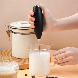 New cross-border handheld coffee milk frother household wireless roasting milk coffee milk beater electric mixer