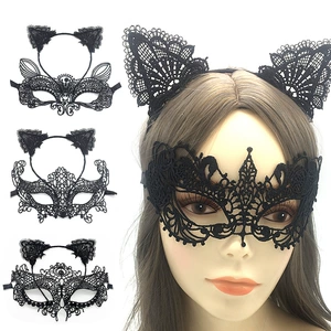 Sexy Black Lace Hair Band for Party, Halloween Costumes, Masquerade, Wedding, Birthday Gifts