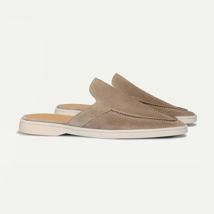 2025 Amazon Independent Station TEMU 유럽과 미국의 새로운 Baotou Half Slippers 남성용 힐 프리 슬립 온 게으른 신발