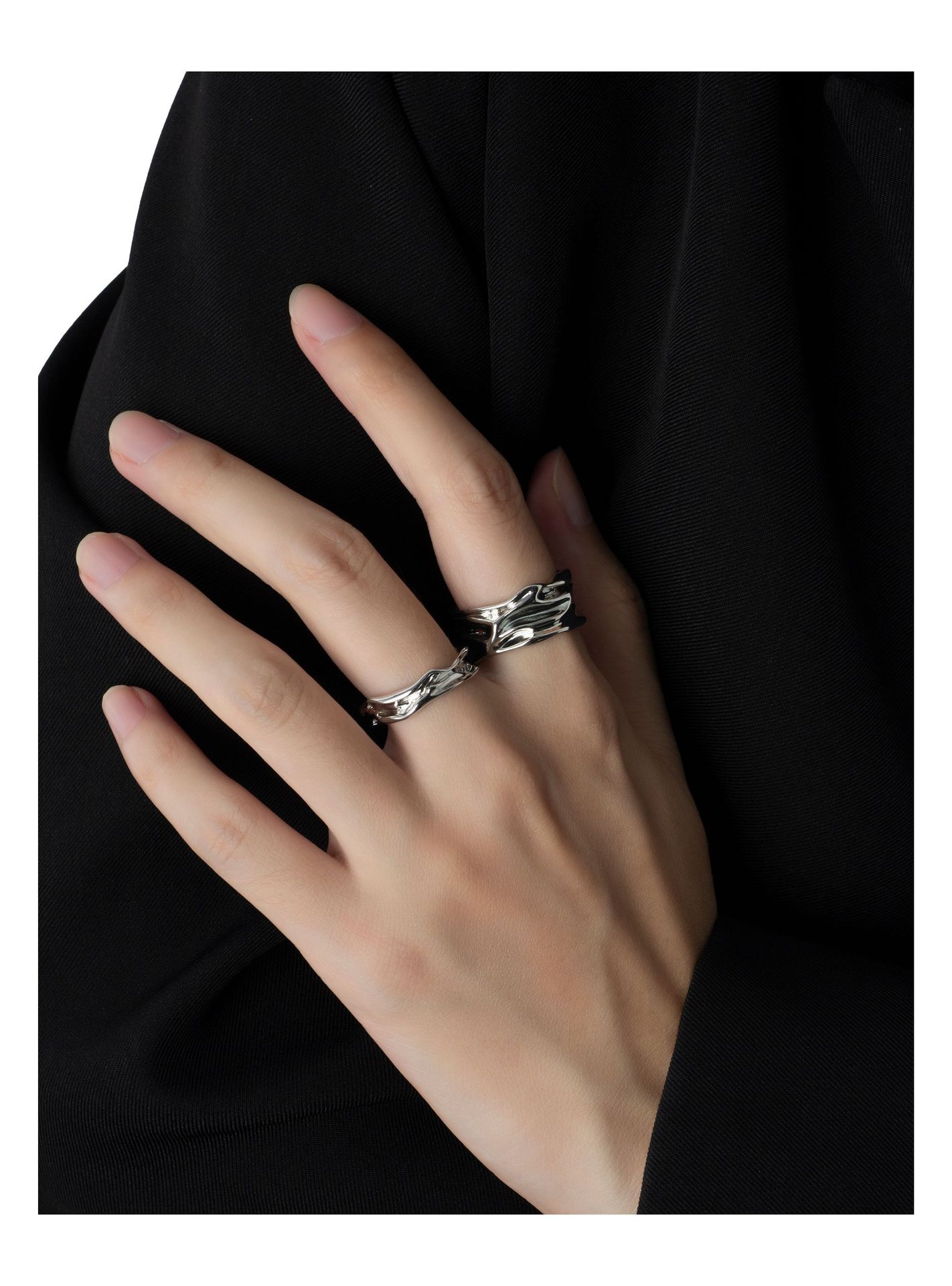 Fashion Geometric Copper Plating Open Ring 1 Piece