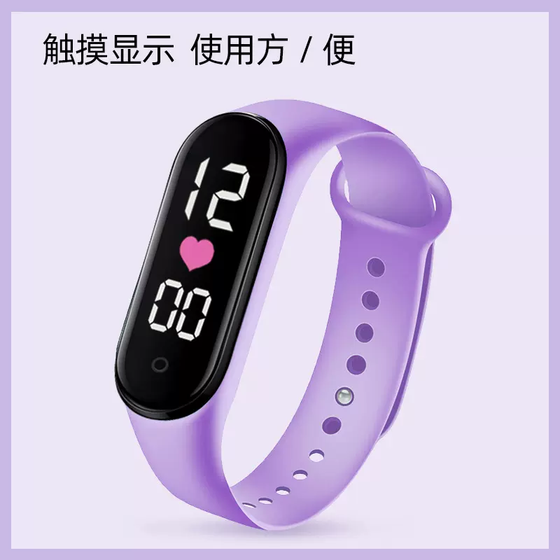 现货批发防水LED儿童电子表 休闲时尚创意户外运动学生电子手环表