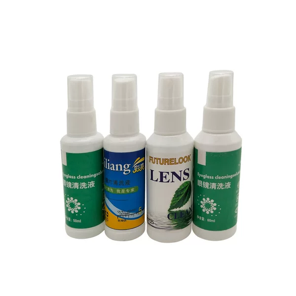50ml Ordinary Bottle Glasses Water Cleaning Liquid Spray Lens Cleaner Screen Cleaning Agent Wholesale Printing Logo