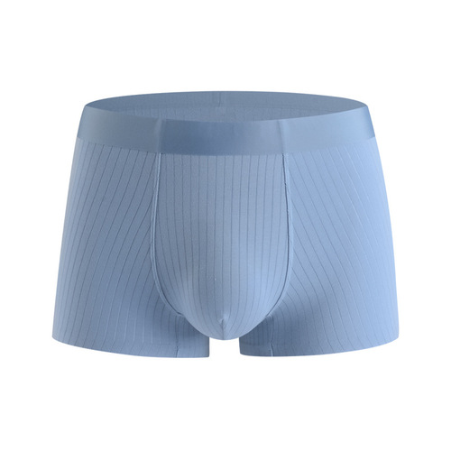 50 count long-staple cotton men's underwear men's wholesale solid color cotton antibacterial traceless boxer briefs sports style breathable JCKT