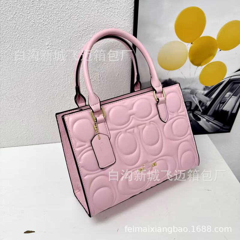 跨境2025新款时尚轻奢设计压痕欧美时尚大容量托特包ins斜挎包bag|undefined