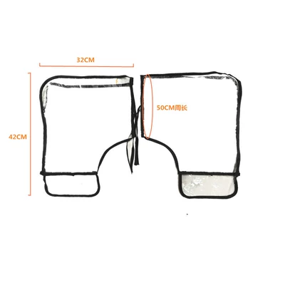 motorcycle handle cover winter warm | Motorcycle Handle Cover - one-size-fits-all-a-pair-of-large-mouth-transparent-waterproof-cases