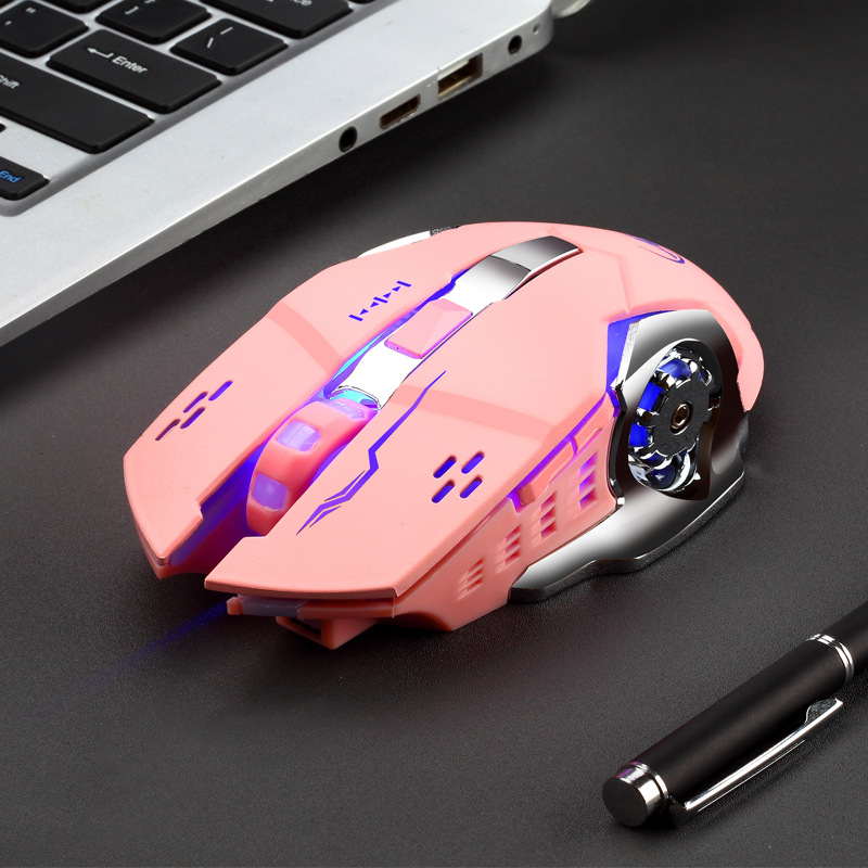 Silent Esports Games Charging Wireless Mechanical Mouse_voghion.com