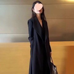 抖音网红同款2025年秋季新款气质时尚收腰系带风衣外套女