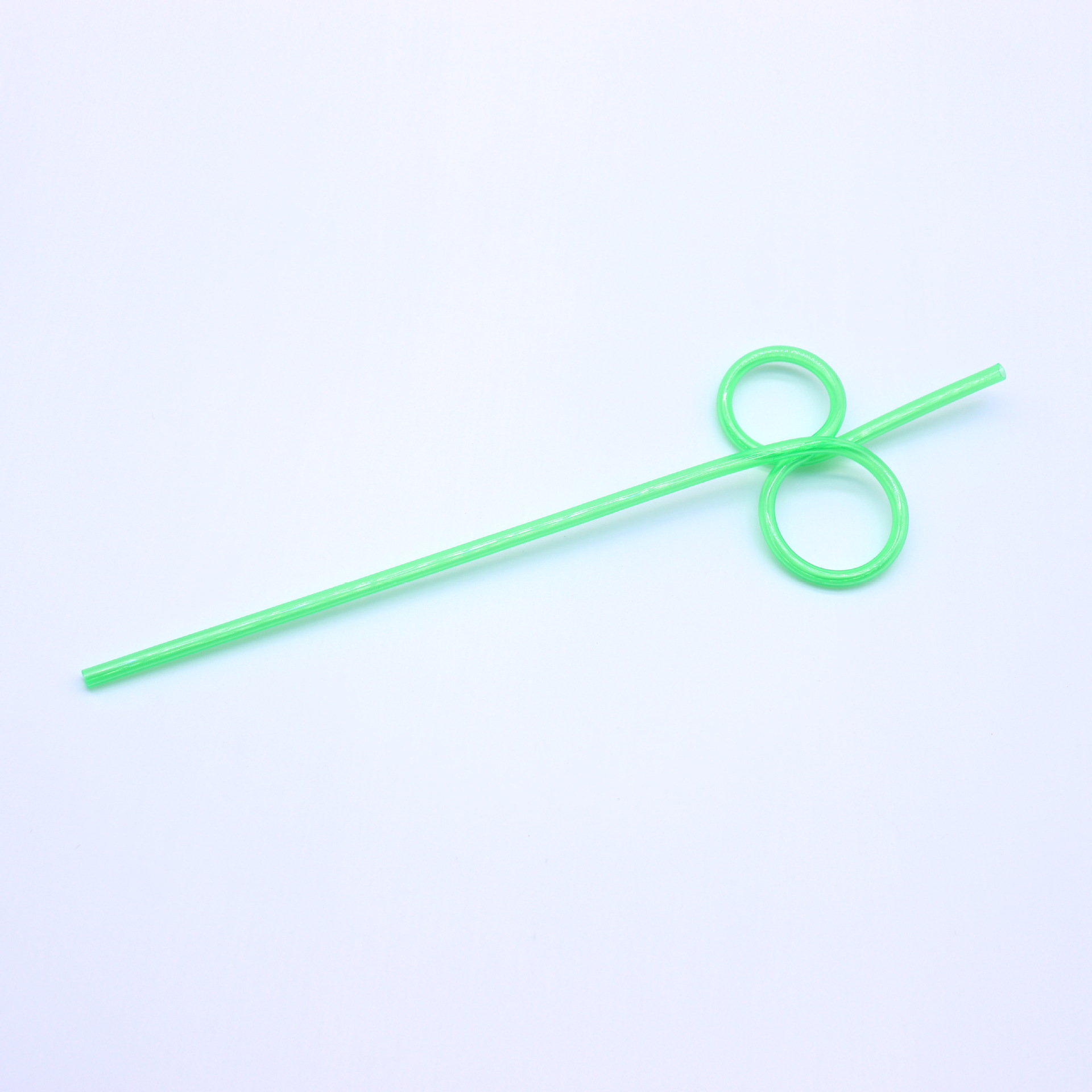 Paja de forma creativa directa de fábrica PETG forma curva paja fiesta niños divertido arte paja en stock