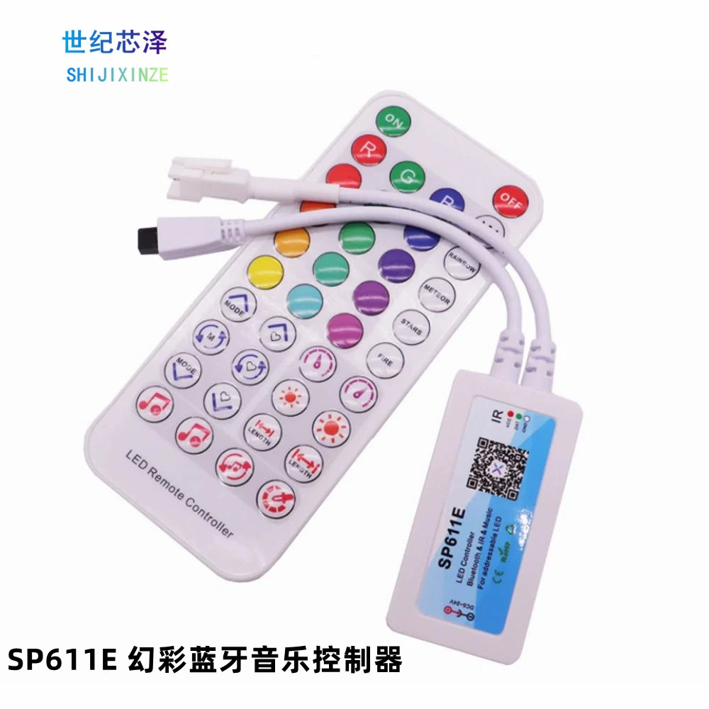 SP611E Phantom Bluetooth музыкальный контроллер светодиодный полноцветный световой полосой пакетного управления мобильного телефона APP дистанционного управления