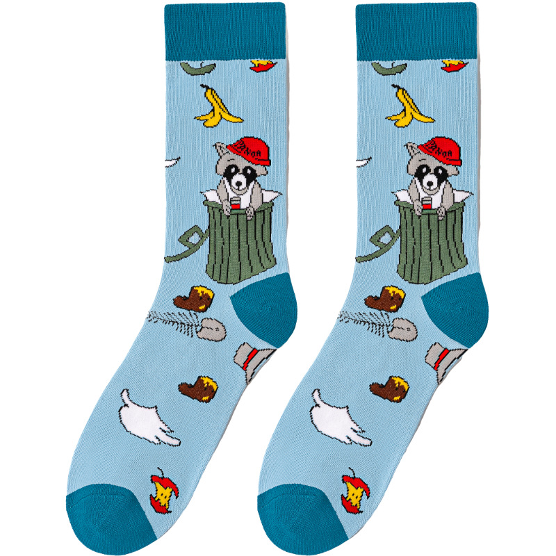 65g Weight Socks Classification Socks Lingerie Type Cotton (more than 50%) Fabric Type A Pair Quantity Casual, Daily Occasion Animal, Color Block Pattern All Seasons Season Unisex Gender Cute Style A Pair Cute Unisex Animal Color Block Cotton (more Than 50%) Crew Socks 13