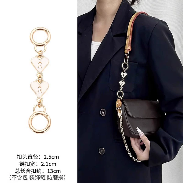 Straight gold love (round buckle)