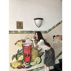 WANANTONG 超爱!私服Citystreet 重工纱洗长短款工装裤女夏季