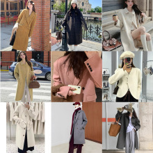 【孤品清仓不退换】双面羊绒大衣女秋冬毛呢女外套