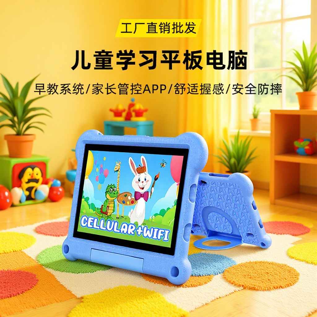 严选儿童笔记本平板电脑10英寸早教pad跨境电商货源直供学习机