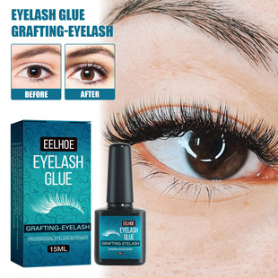 Eelhoe Eyelash Grafting Glue, Mild, Hypoallergenic, Quick-Drying Eyelash Glue, Waterproof, Glue-Free Beauty Eyelash Glue