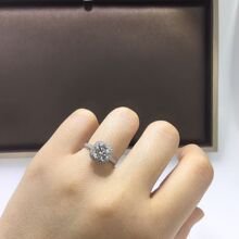 �֖|��ͬ��С����荽�S925�y�Īɣʯ��ָ�����նY���_�ڿ��{��