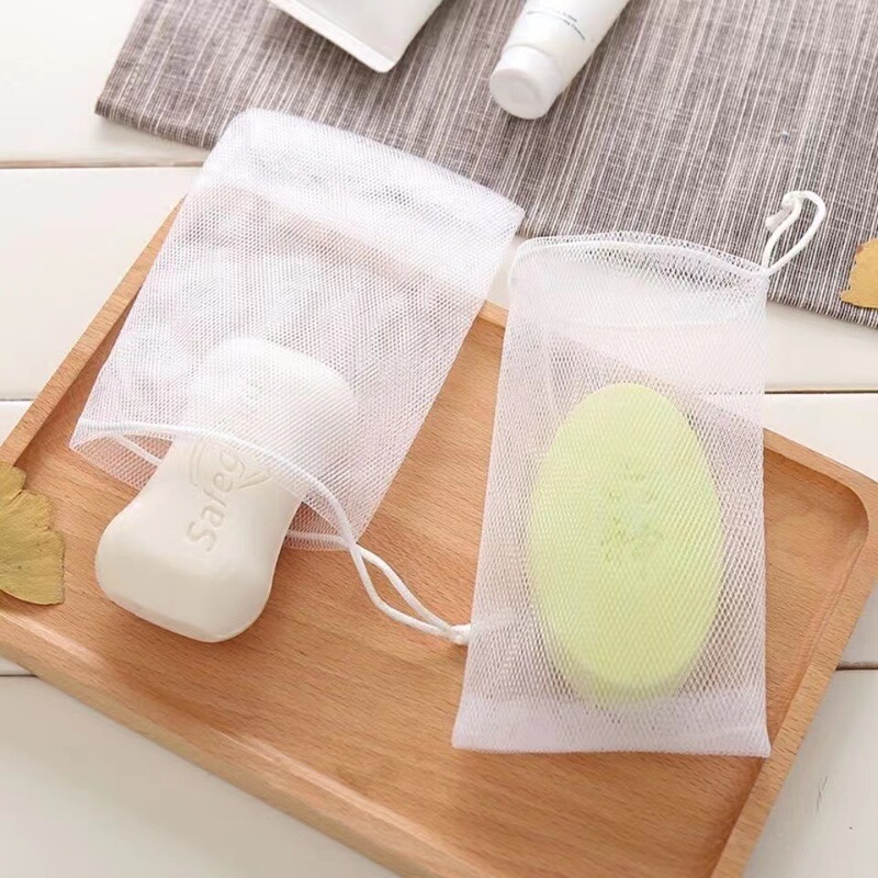 泡立てネット 洗顔料 泡立てネット 洗顔泡ネット 石鹸石鹸袋 メッシュバッグ 二層泡立てネット|undefined